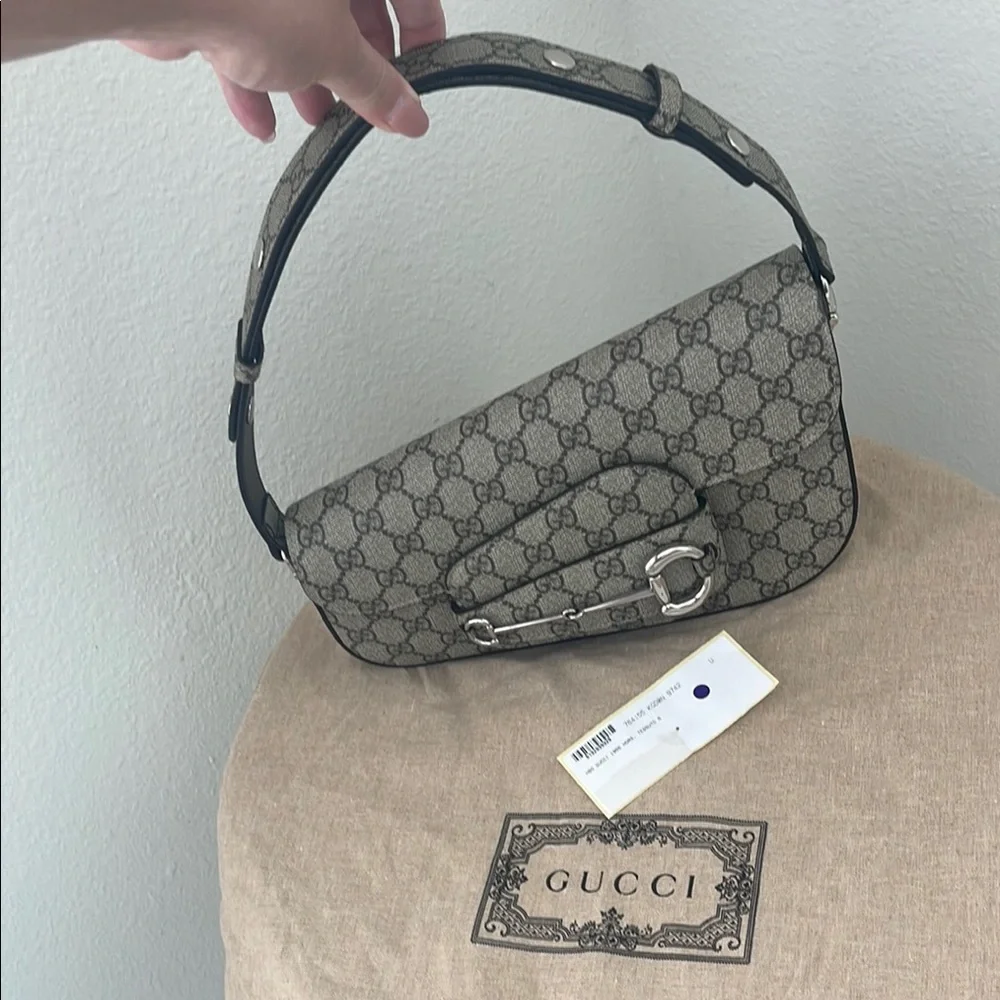 $4,500 New Authentic GUCCI Horsebit Shoulder Bag 1955 Purse LIMITED EDITION